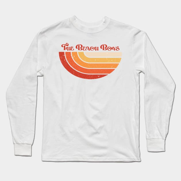 Retro style vintage The beach boys Long Sleeve T-Shirt by NeniTompel